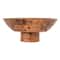 Hello Honey® 11.5" Walnut Mango Wood Footed Bowl